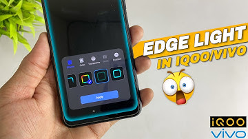 Enable Notification/Edge Lighting in IQOO Devices🔥 | IQOO neo 7, Z6, IQOO 11, Z7