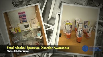 Fetal Alcohol Spectrum Disorder Display at Gloucester County Library