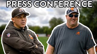 Alex Van Pelt & Bubba Ventrone Press Conference | Cleveland Browns