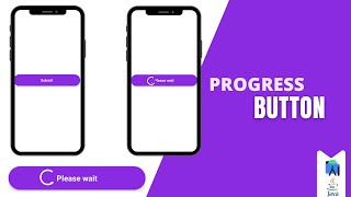 Progress Button in Android||Custom Progress Bar||In Java||Android Tutorial screenshot 2