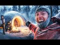 48H POUR CONSTRUIRE UN IGLOO À -30°C ! (froid extrême 🥶) image