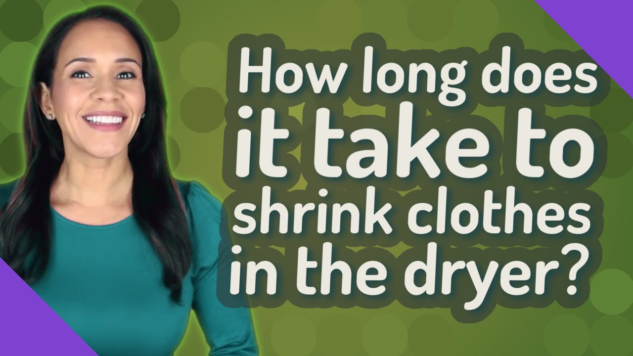 Do Modern Tumble Dryers Shrink Clothes?