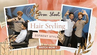 New Hair Styling Dron Shoot Video | Check The Vibe | The Barber Nation In Amritsar