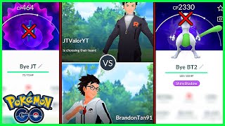 Loser Transfers Rare Shiny Pokemon GBL Edition with JT Valor - Pokemon GO