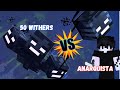 Masacre de Withers : Derribando 50 bestias en Minecraft Bedrock