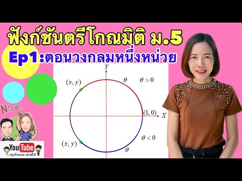 ฟังก์ชันตรีโกณมิติ Ep.1ตอนวงกลมหนึ่งหน่วย