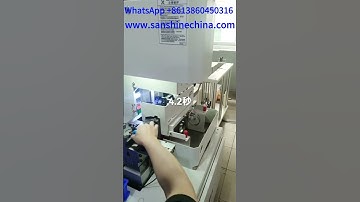 Toroid rectangular core flat wire standing up layout coil winding machine robot (SS-RTF01) #inductor