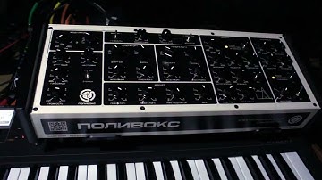 Polivoks Pro sequenced via Doepfer Dark Time