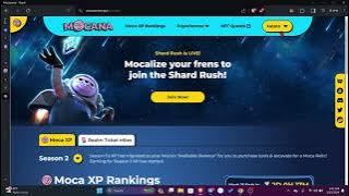 $MOCA Airdrop strategy: How to earn XP and mine Shards