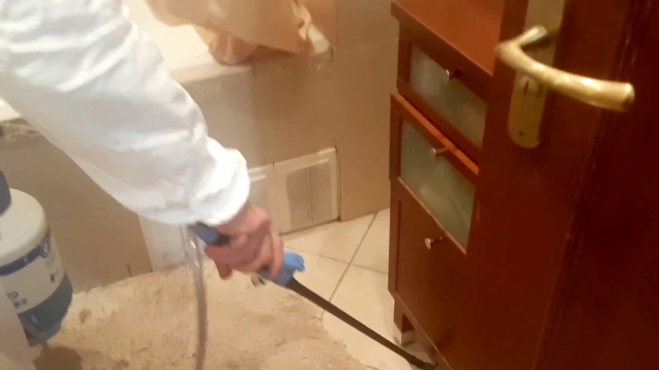 Уничтожение клопов в квартире (санузлы) - YouTube