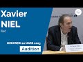 Audition de xavier niel fondateur et actionnaire du groupe iliad