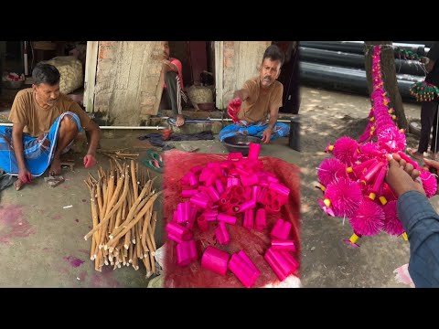 Amazing Solar Kadam Ful Making Process in Village