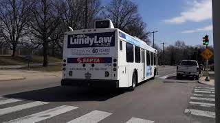 SEPTA Route K: 2004 New Flyer D40LF #5754 Eastbound