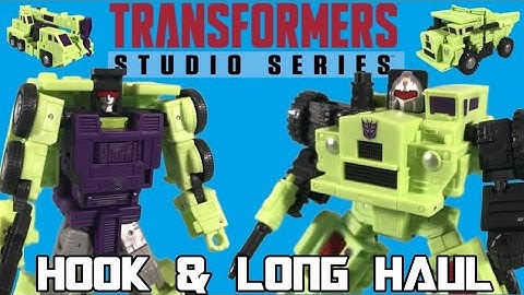 Studio Series Constructicons Hook & Long Haul Review - Transformers The Movie