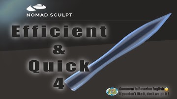 Nomad Sculpt - Efficient & Quick 4 - Blades for a Sword Axe (V1.65 - 9.1.2022) LOW POLY