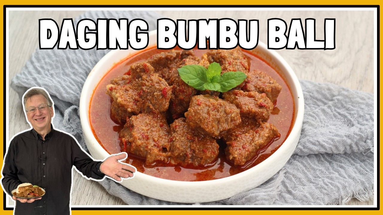 Hoe maak je Daging Bumbu Bali? (Balinees gestoofd rundvlees recept)