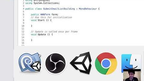 Unity 2017 - Email List Building - Why and How : Programming the email capture script