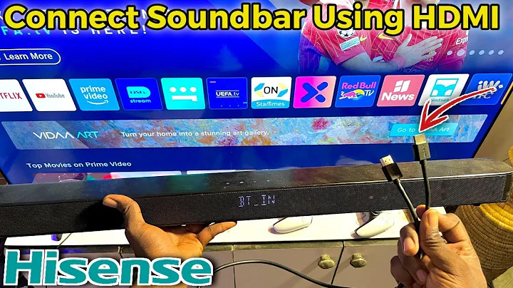 Hisense Smart TV: How to Connect Soundbar Using HDMI Cable