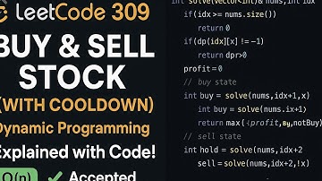 🚀 LeetCode 309 - Best Time to Buy and Sell Stock with Cooldown