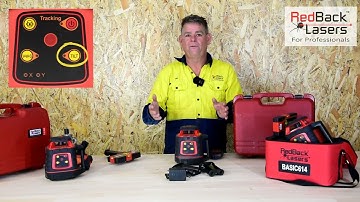 RedBack Lasers EL614 range of Electronic Self-Levelling Rotating Laser Levels.