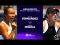 Leylah Fernandez vs. Jessica Pegula | 2024 Miami Round 3 | WTA Match Highlights