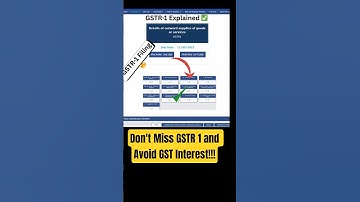 GSTR-1 Filing Explained | B2B, B2C, Exports, Credit Note |GST Return Guide 2025 #gst #gstr1 #shorts
