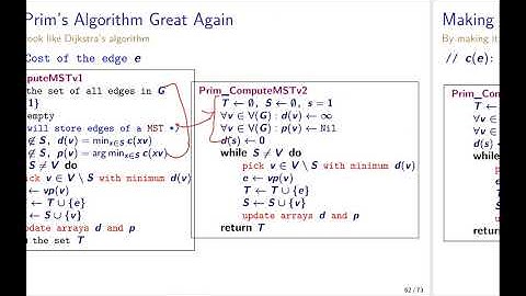 UIUC CS 374 FA 20: 20.6.2. Implementing Prim’s Algorithm