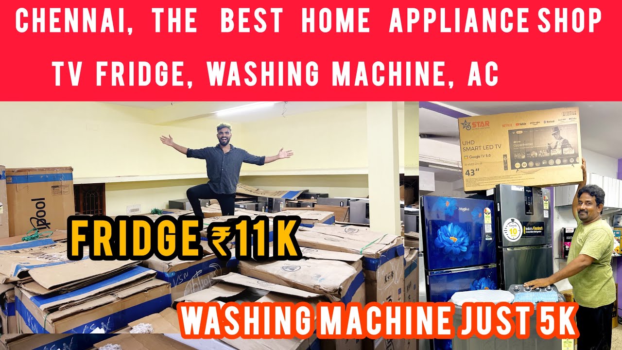 🎉MEGA HOME APPLIANCE SALE🔥 | 80% OFF | Fridge, Washing Machine, A/C, TV – Starting ₹5000 Only💥
