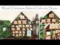 DIY Wood Christmas Advent Calendar House