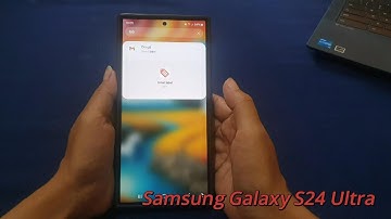 How to access a specific folder within your Gmail account from Samsung Galaxy S24 Ultra Home screen
