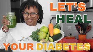 How to REVERSE DIABETES and HEAL | This is my GREEN JUICE Recipe using LOW GLYCEMIC FOODS