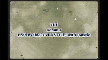 1111 - senouu ( Prod By: Inc. CVRNVTE x JustAcoustic )