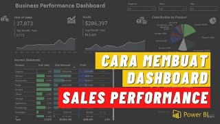 Tutorial Power BI Bahasa Indonesia - Membuat Dashboard Business Performance screenshot 4