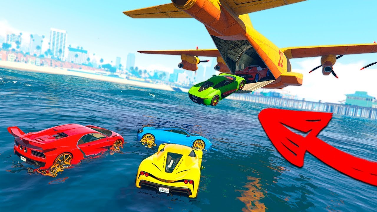 СБРОСИЛ ДОРОГИЕ МАШИНЫ ИГРОКОВ В *ЦЕНТРЕ ОКЕАНА!* ТРОЛЛИНГ В ГТА 5 ОНЛАЙН (GTA 5 ONLINE)