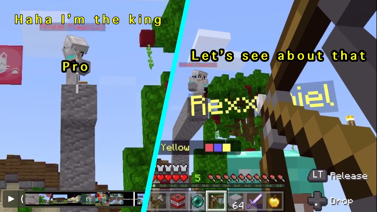 Minecraft SkyWars (funny moments) 