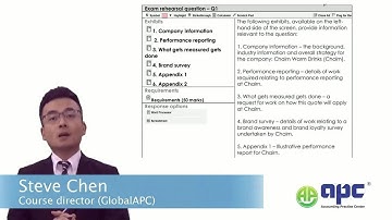 ACCA Advanced Performance management APM 2026 course