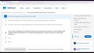 Batch Data Transforms in Data Cloud Quick Look || Trailhead