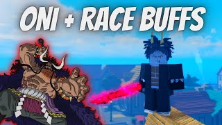 [Pixel Piece] ONI RACE!!! Race buffs!!