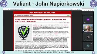 Perl Community Conference Winter 2024 - Valiant - John Napiorkowski