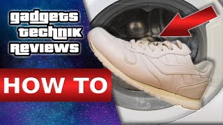 Schuhe in der Waschmaschine waschen 🆗 Turnschuhe reinigen, putzen & sauber machen!