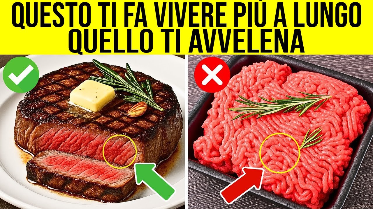 Hai più di 60 anni? Le 4 PEGGIORI carni da EVITARE e le 4 da MANGIARE ...