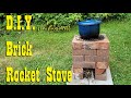 D.I.Y. Brick Rocket Stove ~ Grid Down Outdoor cooking