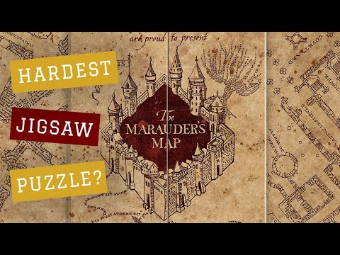 Time lapse: The Marauder's Map (Harry Potter) | The Noble Collection Puzzle 1000 pieces
