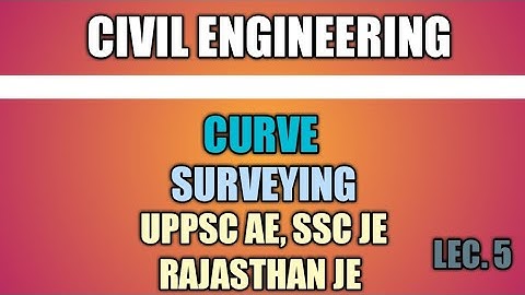 Curve|| Lec. 5|| Setting out curve by successive bisection of arc/ chord|| Simple Circular curve||