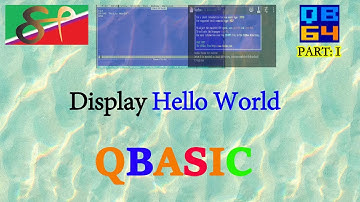 Print "Hello World" in qbasic from mobile || QBASIC for Class 8, 9 and 10 || Part-I