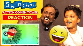 SHINCHAN LATEST TAMIL EPISODE ACTION COMEN TOWEL| Reaction Video | ft. Shin Chan | UV360 screenshot 2