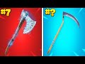 37 SWEATIEST Fortnite Pickaxes In Chapter 3