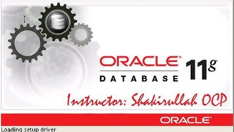Oracle DBA 11g  Lecture - 15 Urdu Hindi
