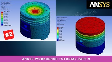 Ansys Workbench Tutorial Part 9 - Static Structural and Transient Thermal Analysis in The Piston