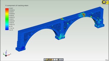Seismic Analysis of a masonry bridge using CivilFEM2016